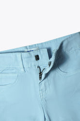 Kid's SkyBlue Cotton Short With Adjuster